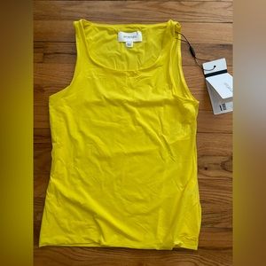 MaxMara Sport Max Top Shirt Yellow Size Medium NWT